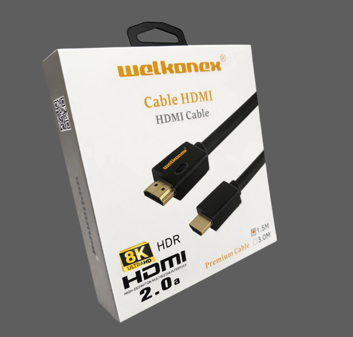 CABLE HDMI V2.1 8K 3M WELKONEX