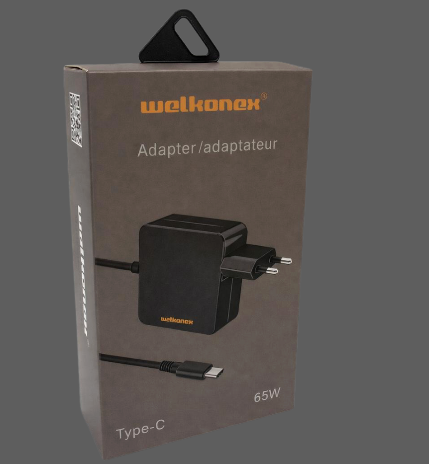 CARGADOR TIPO C 65W MULTIVOLTAJE