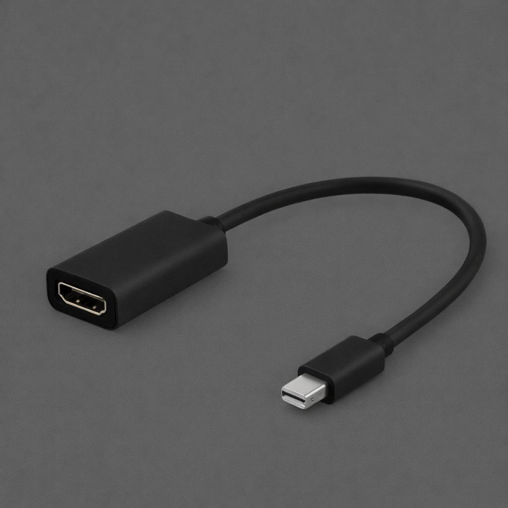 ADAPTADOR	MINI DISPLAYPORT A HDMI 15CM 1080p
