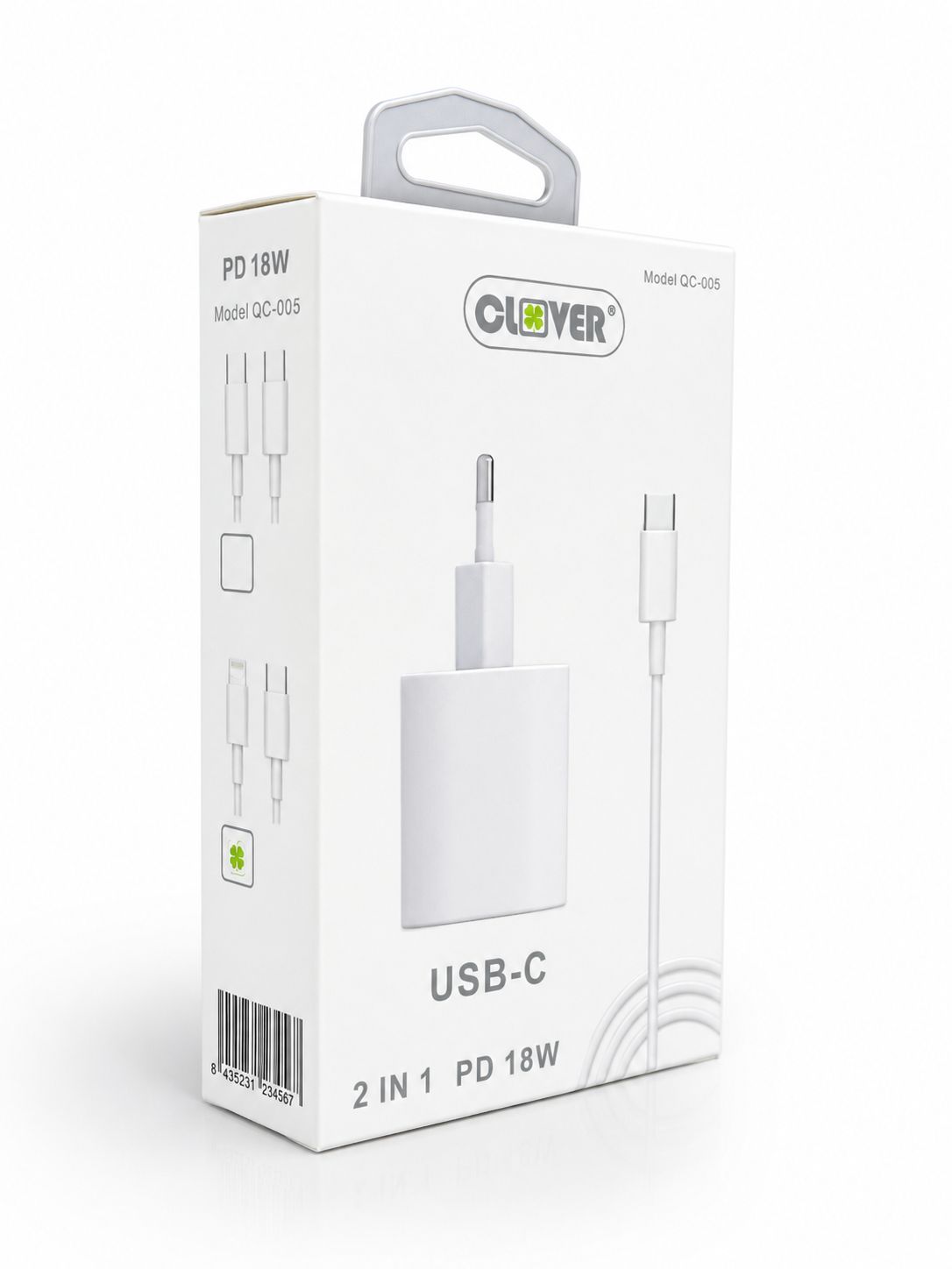 Cargador SMS-Q05 + Cable Tipo C a Tipo C