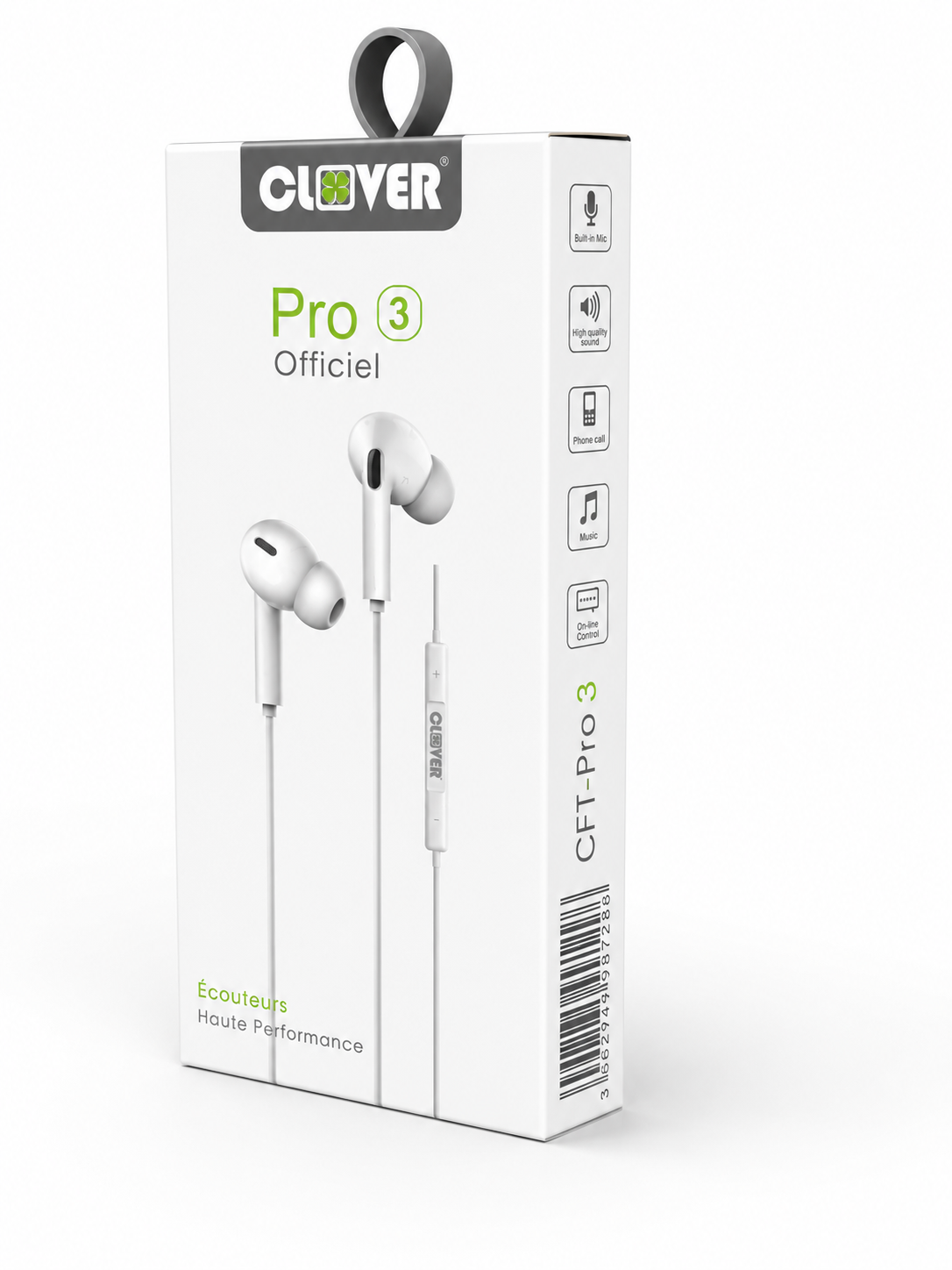 AUDIFONO MANOS LIBRE CLOVER PRO3 PLUG 3.5