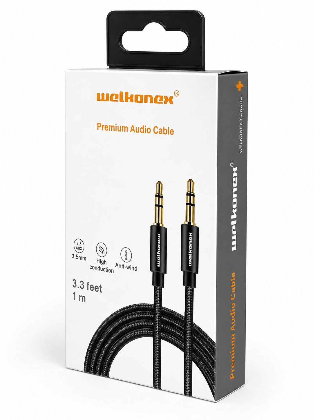 CABLE AUXILIAR 3.5 mm / 3.5 mm 1 MT
