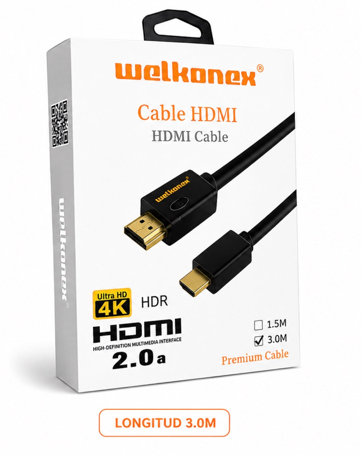 CABLE HDMI A HDMI 4K	3M