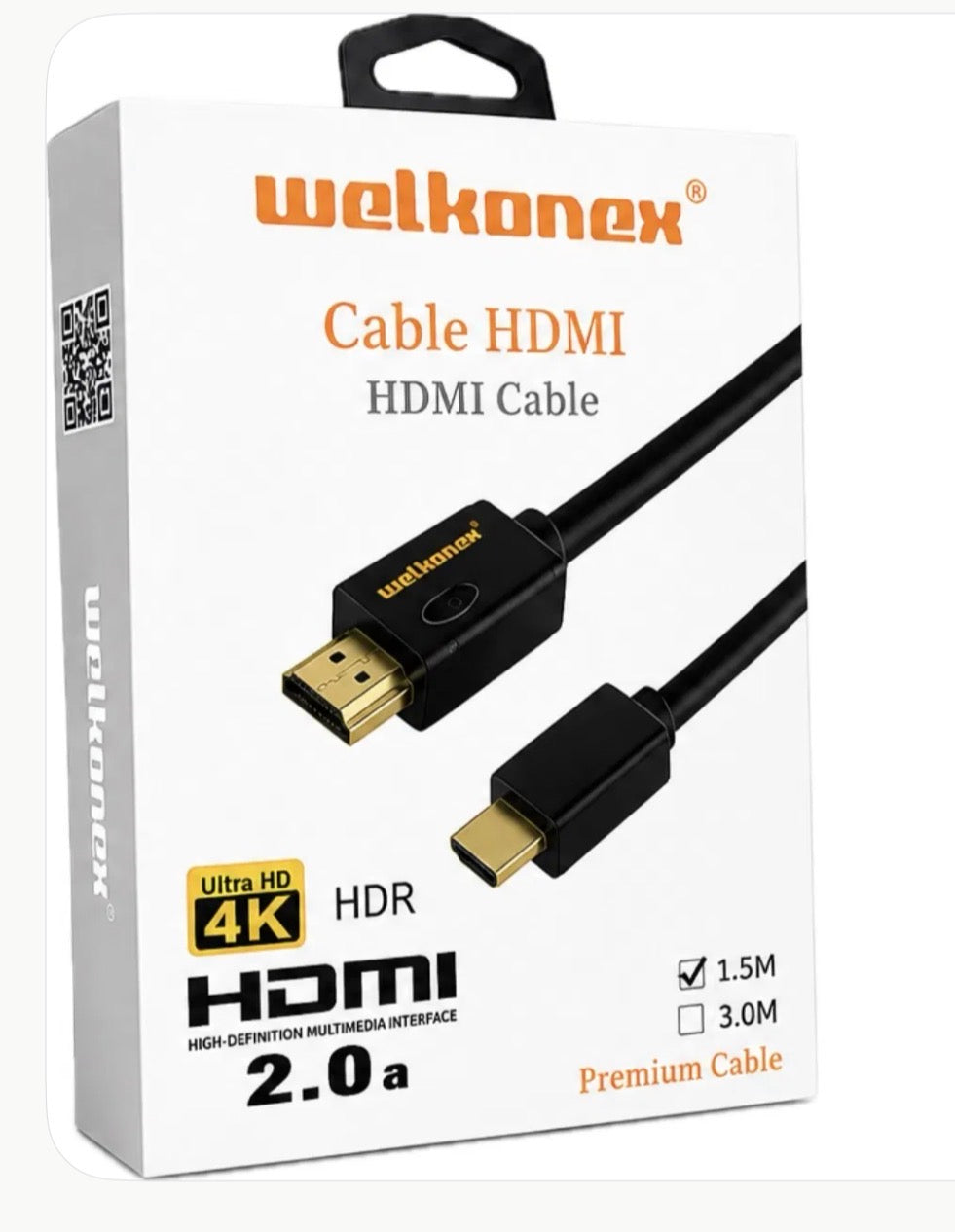 CABLE HDMI A HDMI 4K 1.5 M