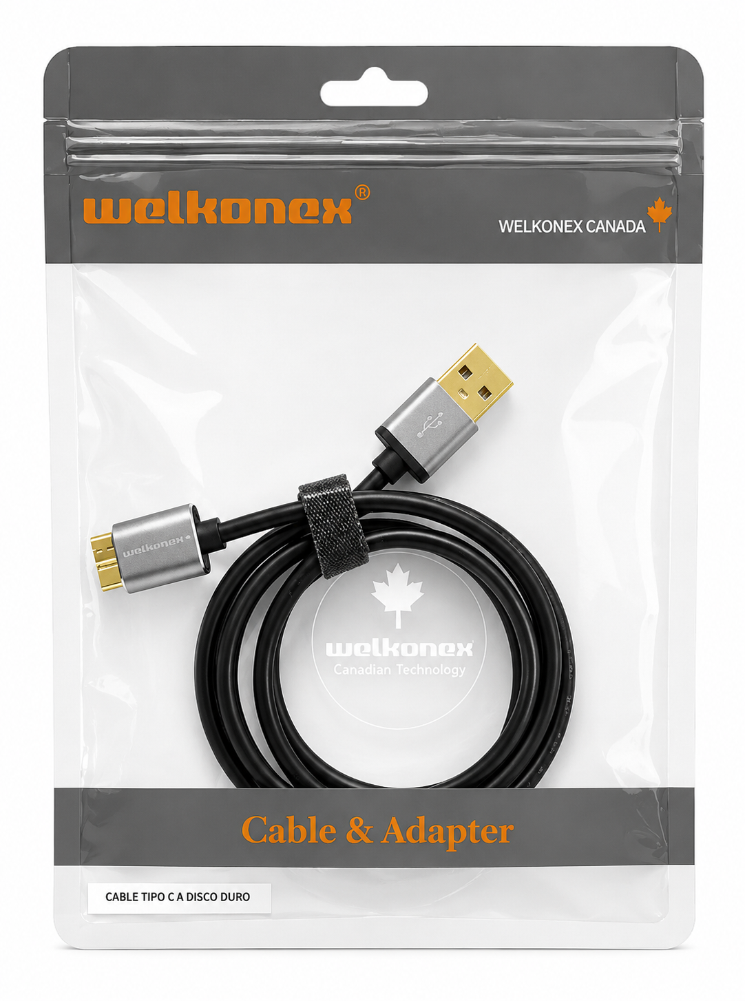 CABLE USB 3.0 A USB MICRO B 1 MT